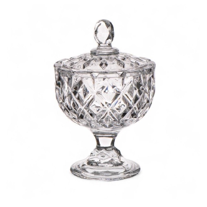 PORTA BONBON VETRO JOSI 9X14CM